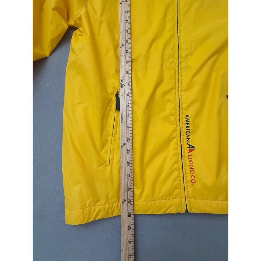 NWT American Living Yachting Jacket Yellow Sailing Windbreaker Men's Medium US-7 - Picture 12 of 16